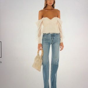 Sexy Burns Blouse House of Harlow 1960